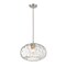 Z-Lite Chloe 1 Light Pendant, Brushed Nickel & Clear 490P14-BN - alternate 3
